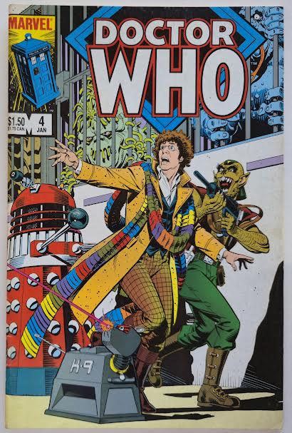 Doctor Who #4 (Wraparound Cover) and #5 1985 Vintage Comics