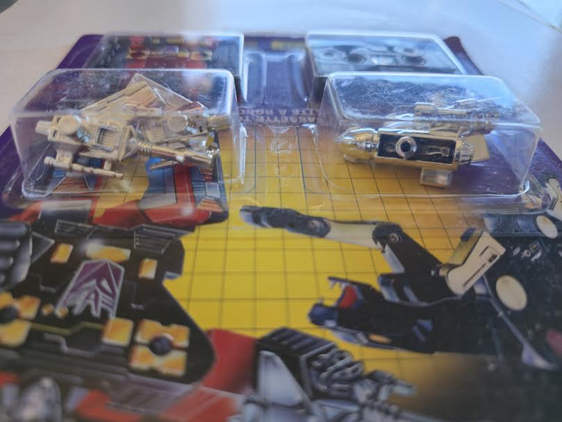 Transformers G1 Cassettes Decepticon Ravage & Rumble 2018 Open Package Reproductions