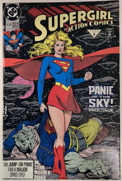 Action Comics #674 1992 NM Vintage Comic