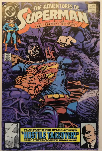 Adventures of Superman #454 1989 NM Vintage Comic
