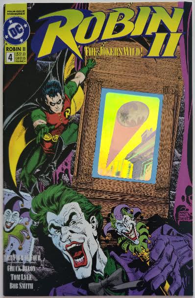 Robin II: Joker's Wild #4 Collector's Set Unsealed Polybag with Trading Card 1991 Vintage Comics