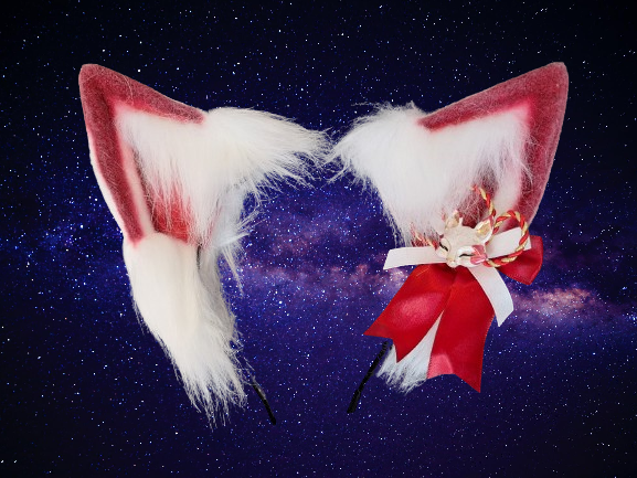 Lux Aeterna Luxury Kitsune Cosplay Ear & Tail Set