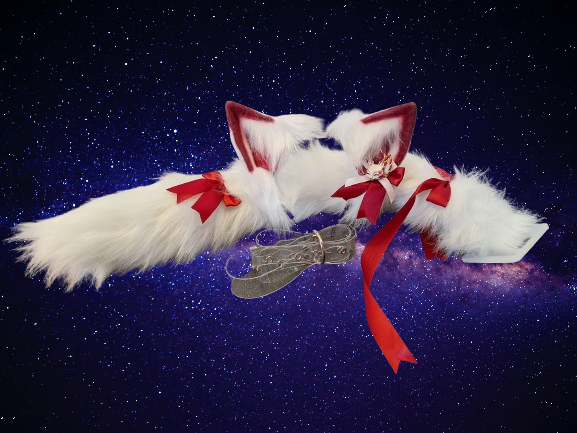 Lux Aeterna Luxury Kitsune Cosplay Ear & Tail Set