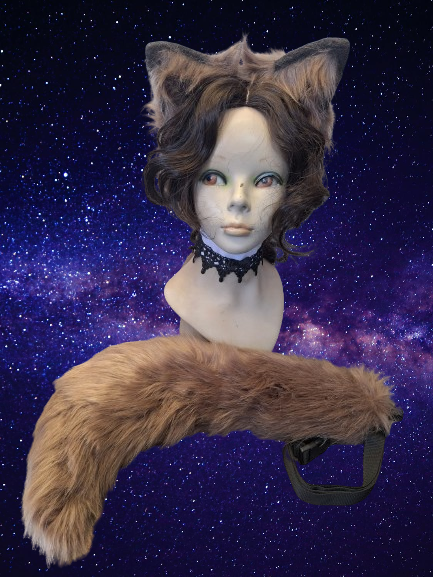 Lux Aeterna Luxury Cosplay Cat Ears & Tail Set