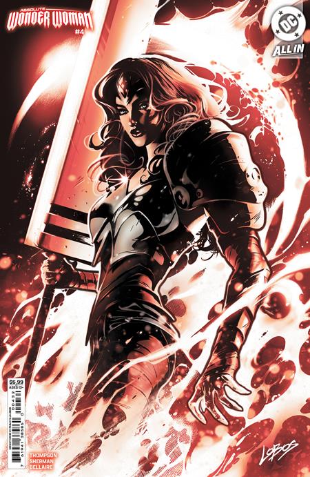 ABSOLUTE WONDER WOMAN #4 CVR F PABLO VILLALOBOS CARD STOCK VAR 1/22/2025