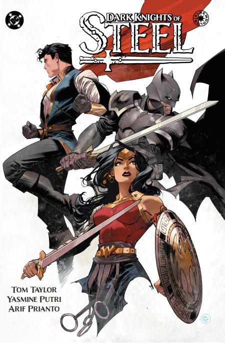 DARK KNIGHTS OF STEEL THE DELUXE EDITION HC DIRECT MARKET EXCLUSIVE DAN MORA VAR CVR (2025)