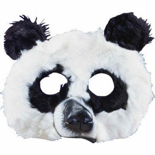 Plush Panda Mask Adult Costume Accessory