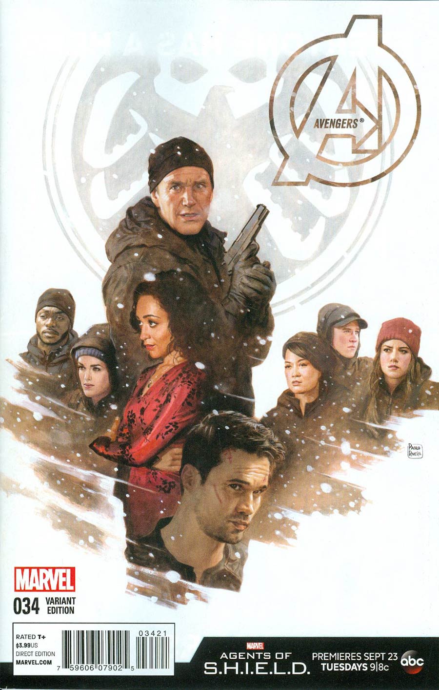 Avengers #34 (CVR B Paolo Rivera Agents of S.H.I.E.L.D.) (8/27/14)