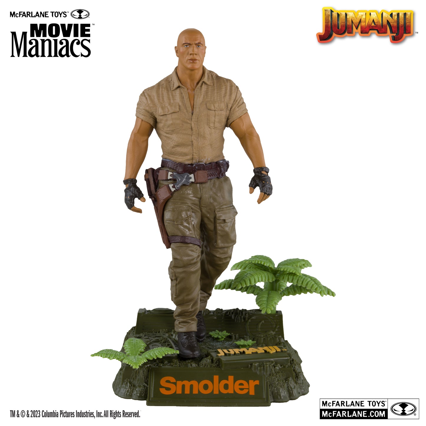 McFarlane Toys Movie Maniacs Dr. Smolder Bravestone Limited Edition Figure