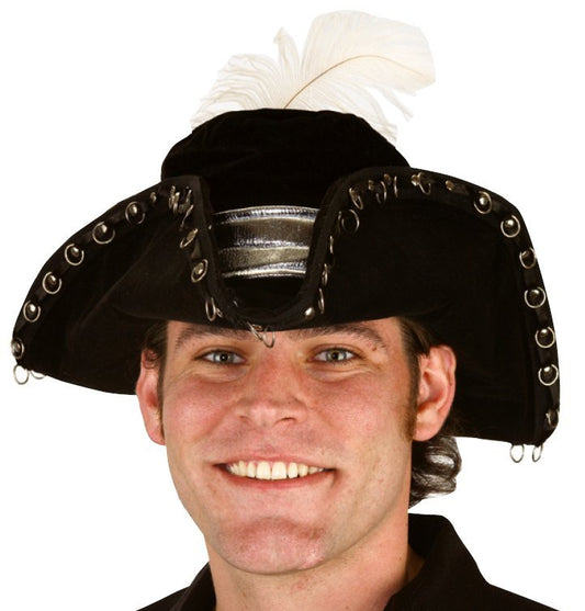 Large Velvet Pirate Hat