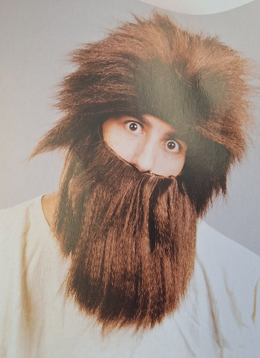 Caveman Beard and Wig