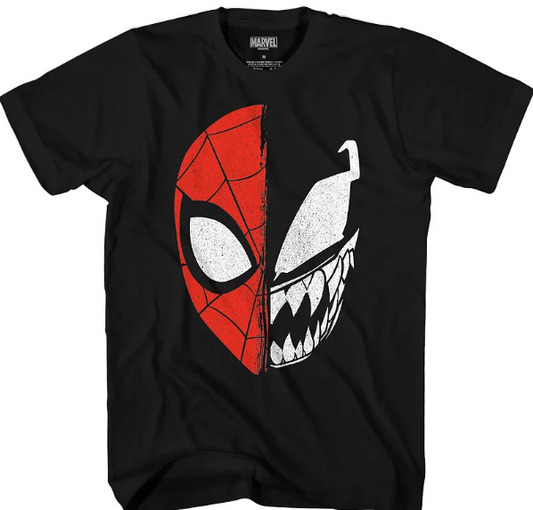 Camisa dividida Marvel Spidey Venom