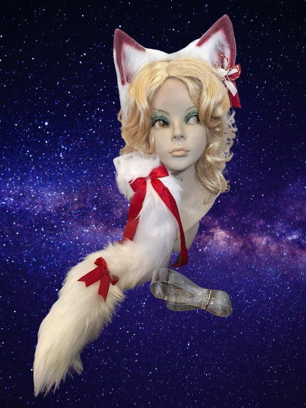 Lux Aeterna Luxury Kitsune Cosplay Ear & Tail Set