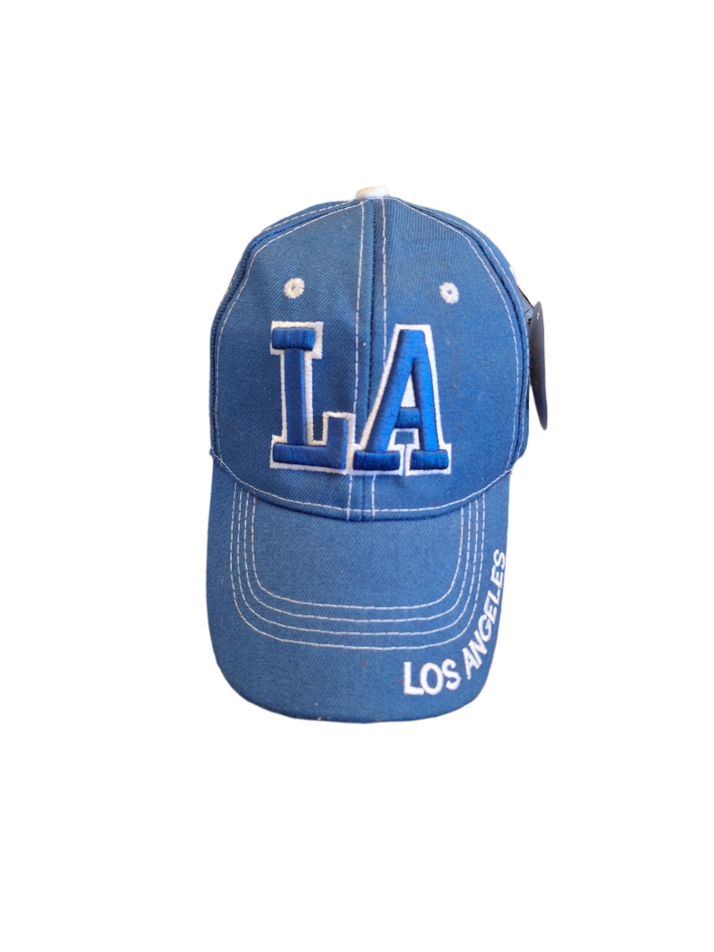 Blue Los Angeles "LA" Embroidered Baseball Cap