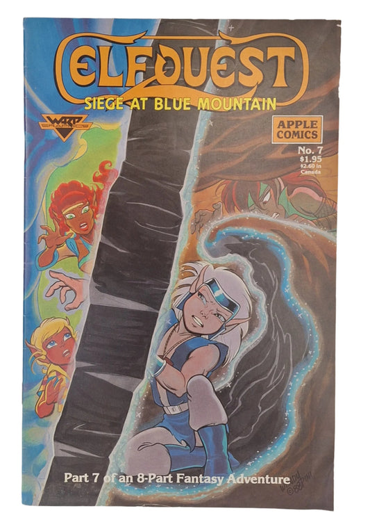 ElfQuest: Siege At Blue Mountain #7 1988 WARP Graphics/Apple Comics VG