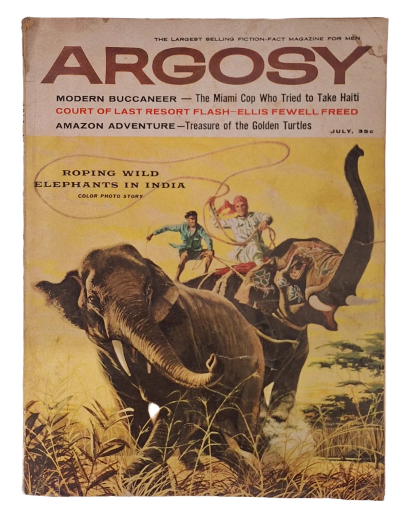 Argosy Men's Magazine, July, 1959 VG