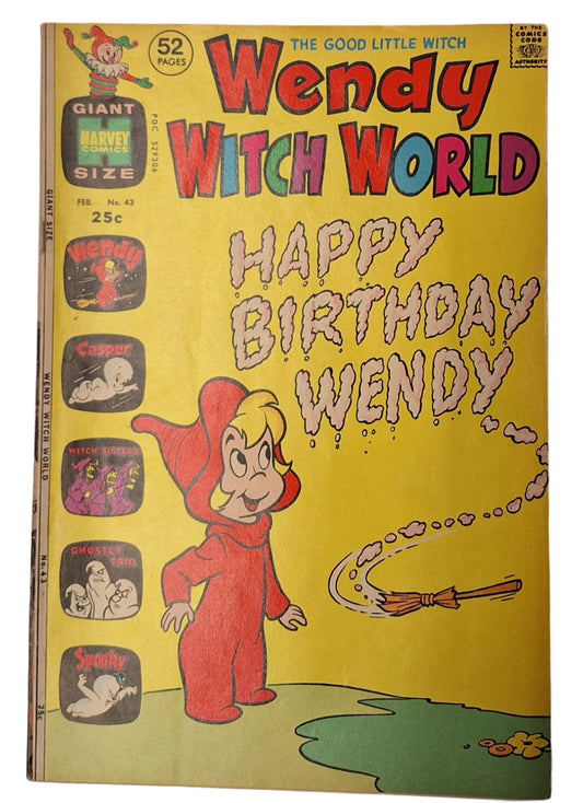 Wendy Witch World #43 1972 VF Vintage Comic