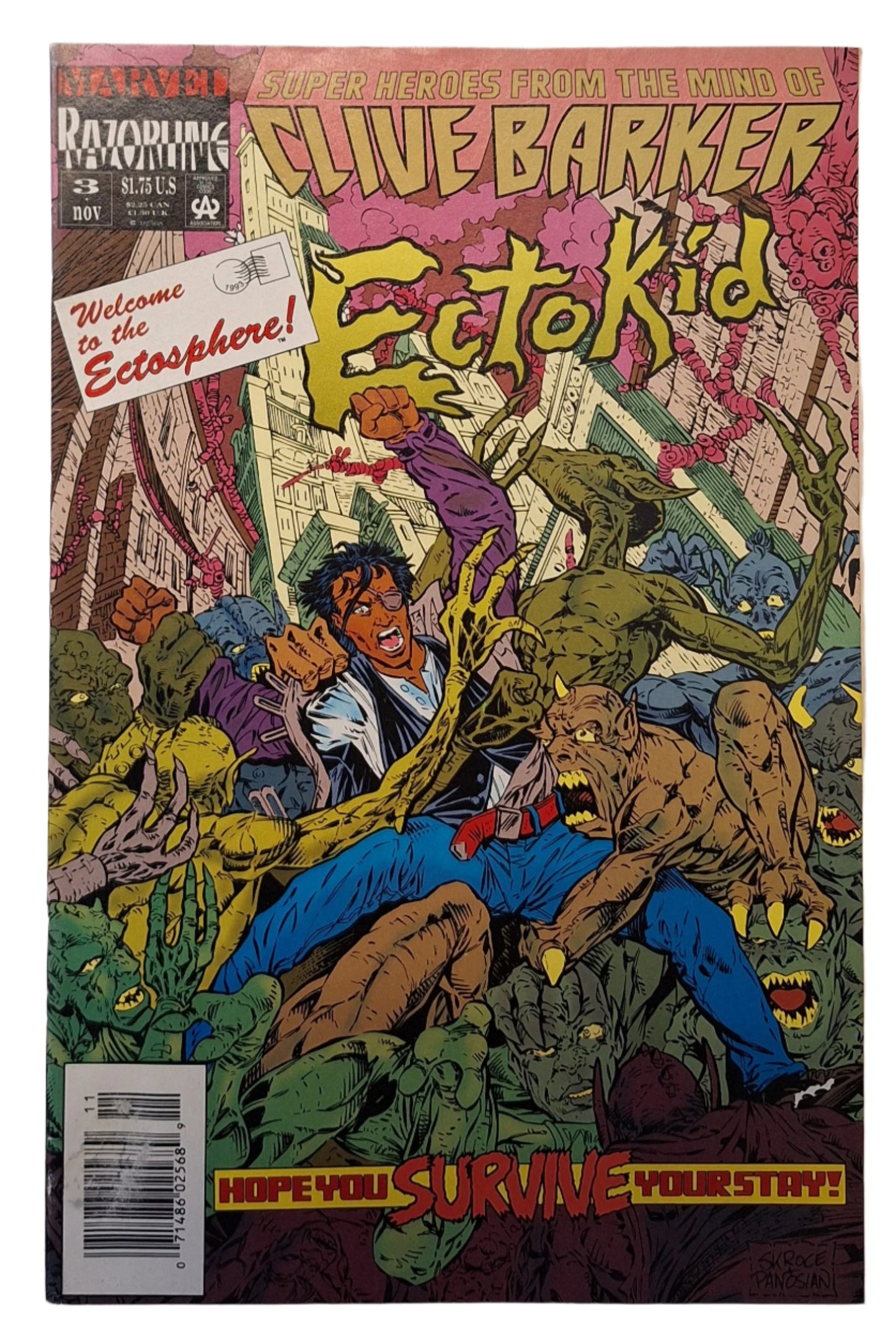 Ectokid #3 1993 Marvel/Razorline Vintage Comic