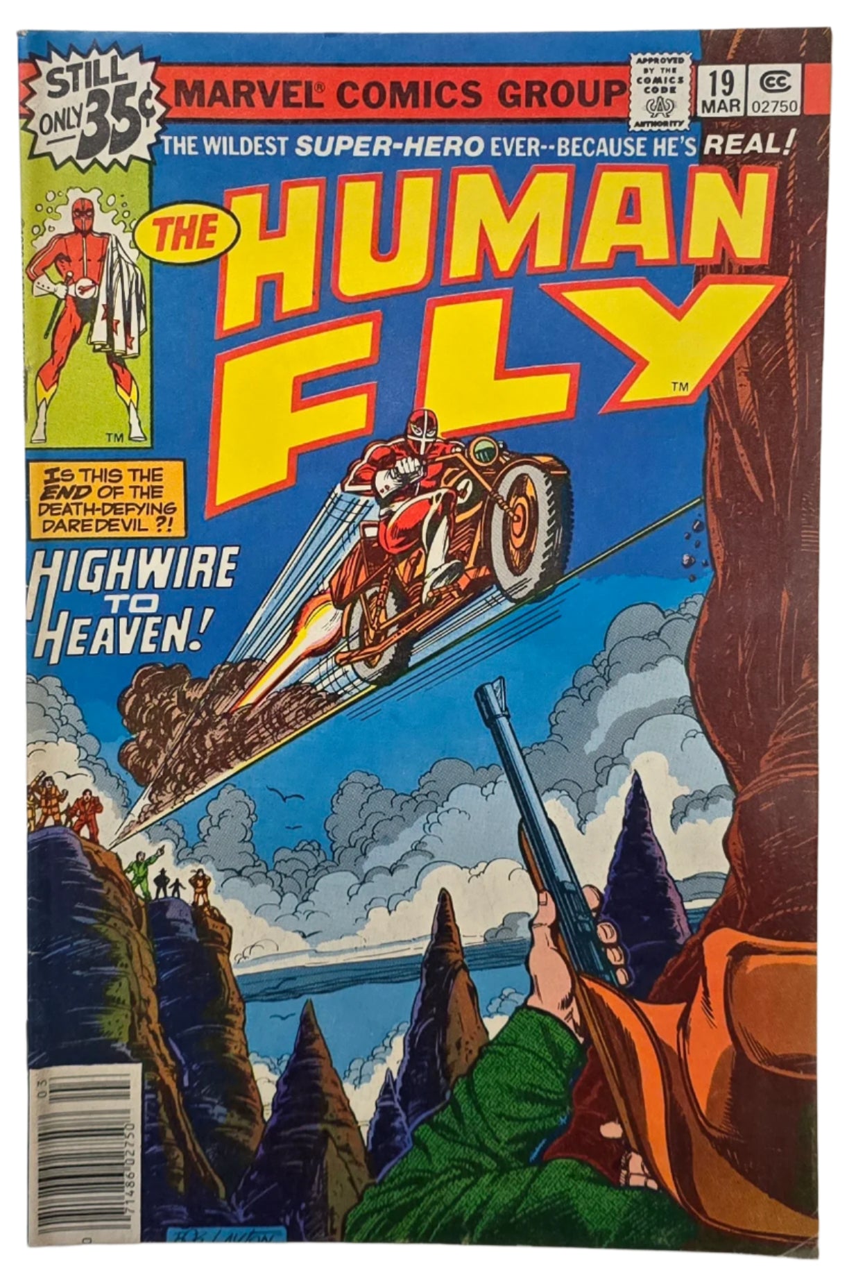 The Human Fly #19 VF/NM Vintage Comic 1978 Bronze Age