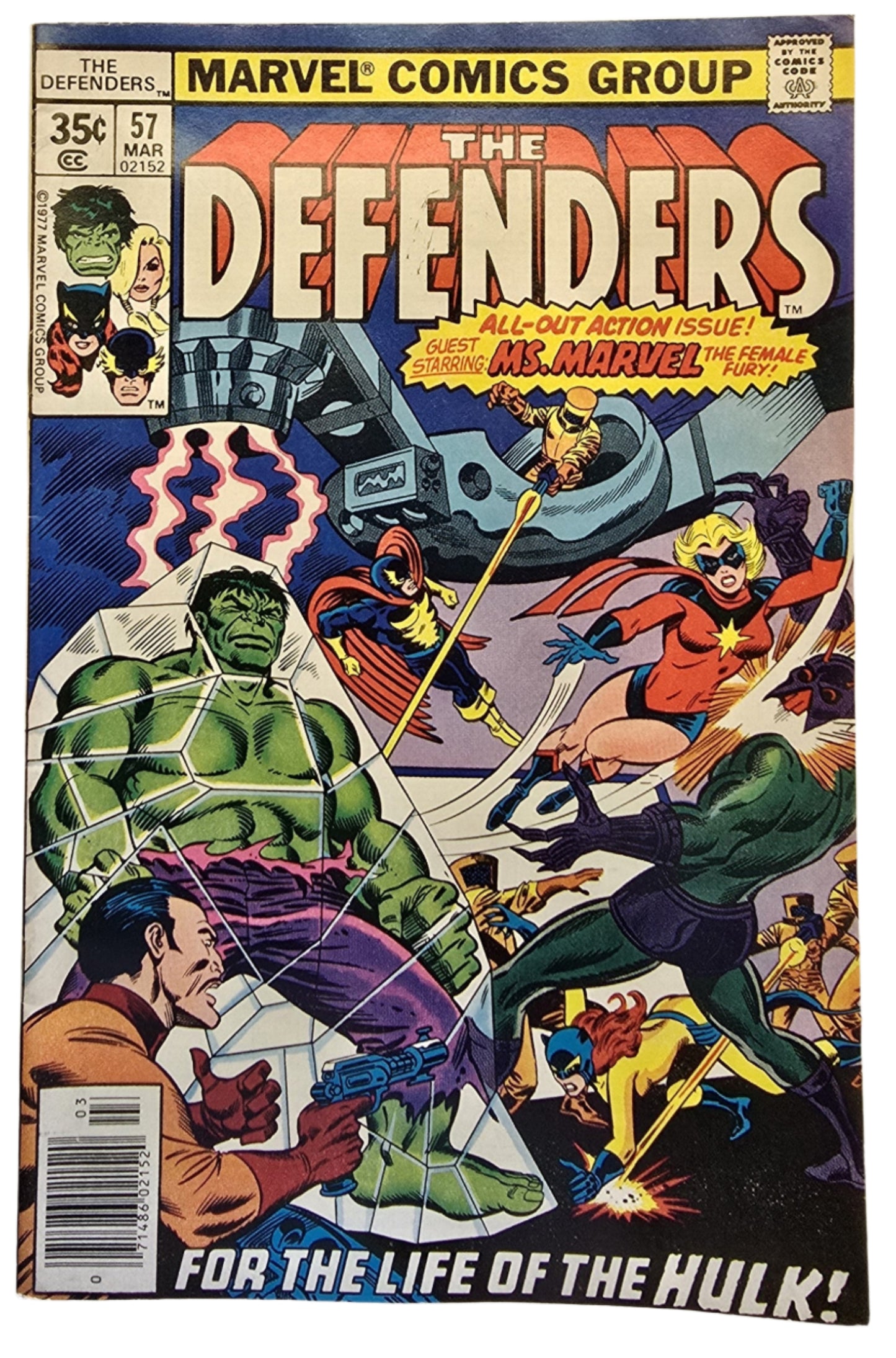 The Defenders #57 VF/NM Vintage Comic 1978