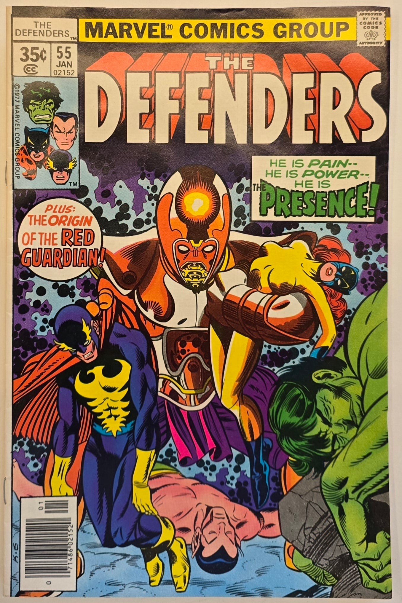 The Defenders #55 VF/NM Vintage Comic 1977