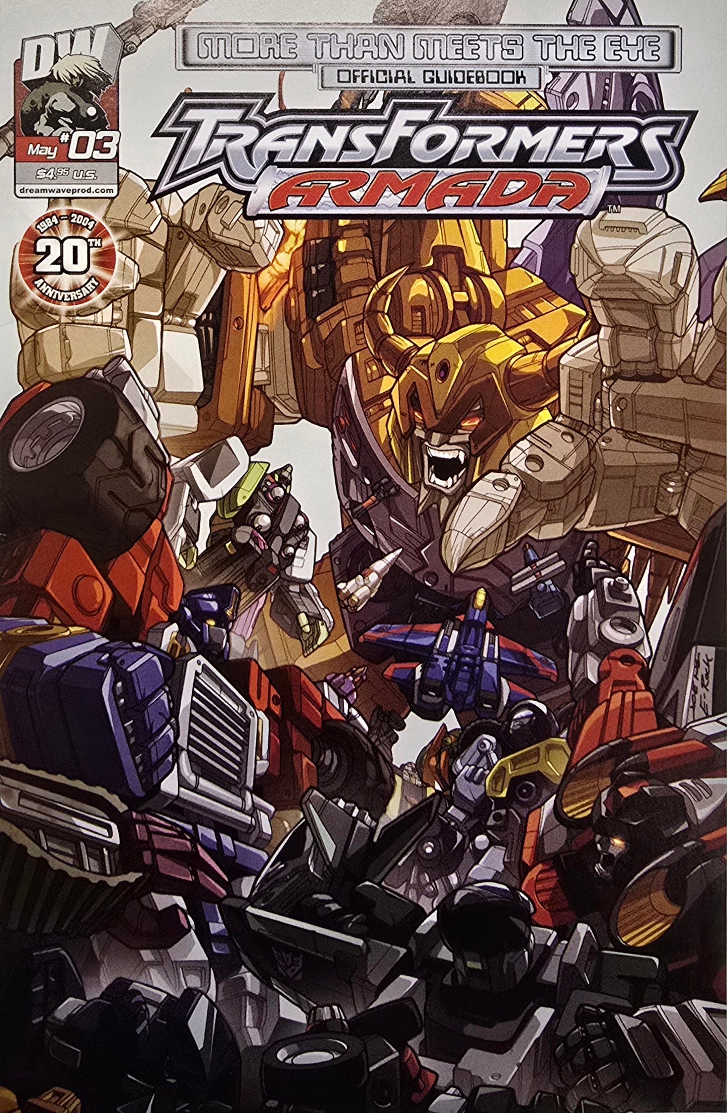 TRANSFORMERS: ARMADA  #3 MORE THAN MEETS THE EYE OFFICIAL GUIDEBOOK NM 2004