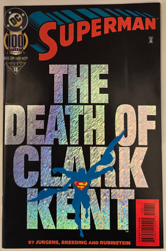 Superman #100 Centennial Edition 1995 VG-FN Vintage Comic