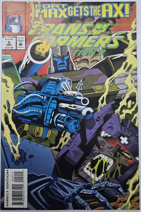 Transformers Generations 2 #2 1993 FN-VF Vintage Comic