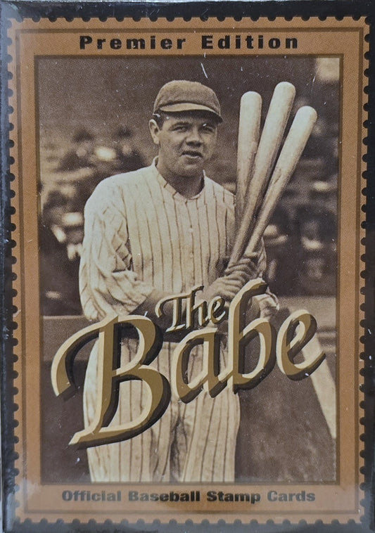 The Babe Babe Ruth Premier Edition Official Vintage Baseball Stamp Cards 1994