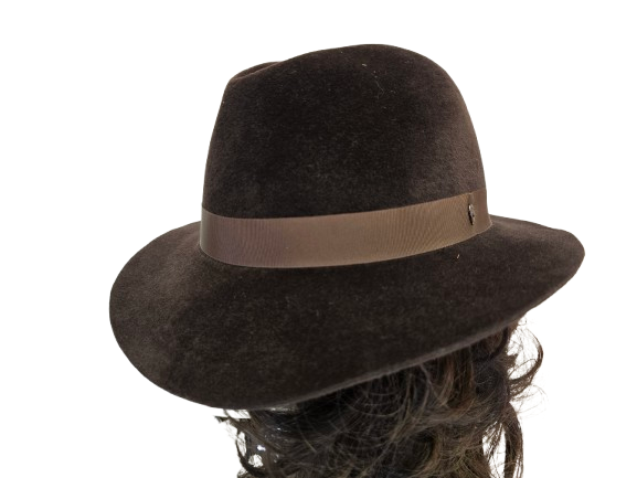 Helen Kaminski Rabbit Fur Felt Fedora - Chocolate - Vintage