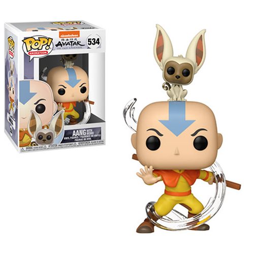Avatar: The Last Airbender Aang with Momo Funko Pop! Vinyl Figure #534