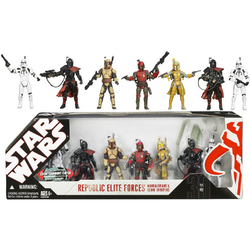 STAR WARS REPUBLIC ELITE FORCES MANDALORIANS & CLONE TROOPERS