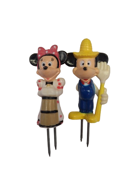 Vintage Hoan Ltd. Disney's Mickey & Minnie Mouse Corn on the Cob Holder