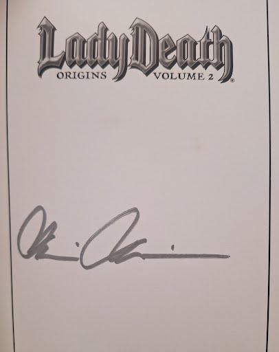 Lady Death: Origins, Vol. 2 Brian Pulido Signed Hardcover 2011