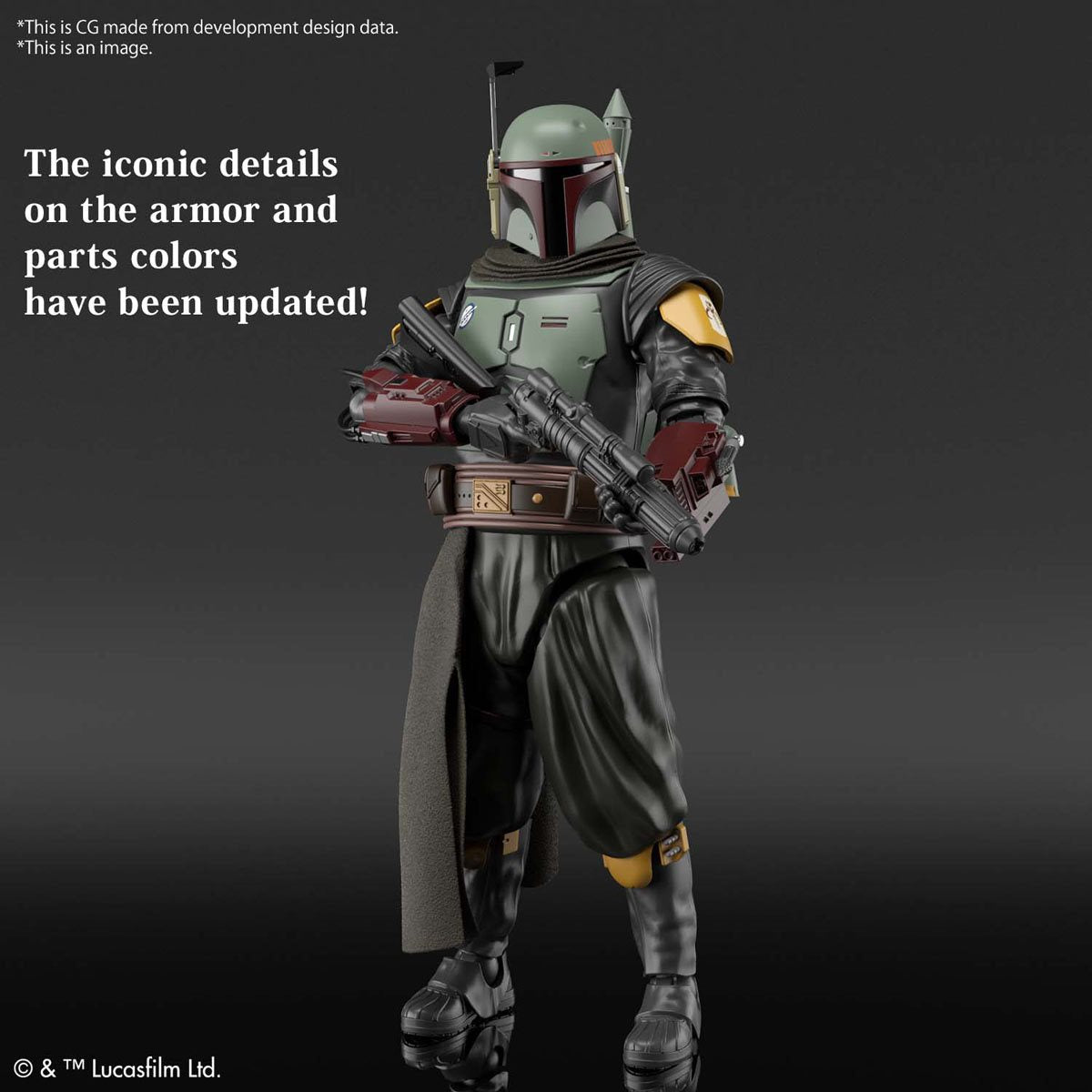 Star Wars: The Mandalorian Boba Fett 1:12 Scale Model Kit