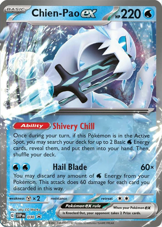 Chien-Pao ex - 030 - SV: Scarlet & Violet Promo Cards (SVP) - Holo