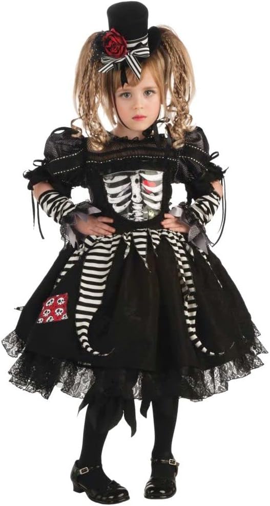 Girl's Bones Dress Costume