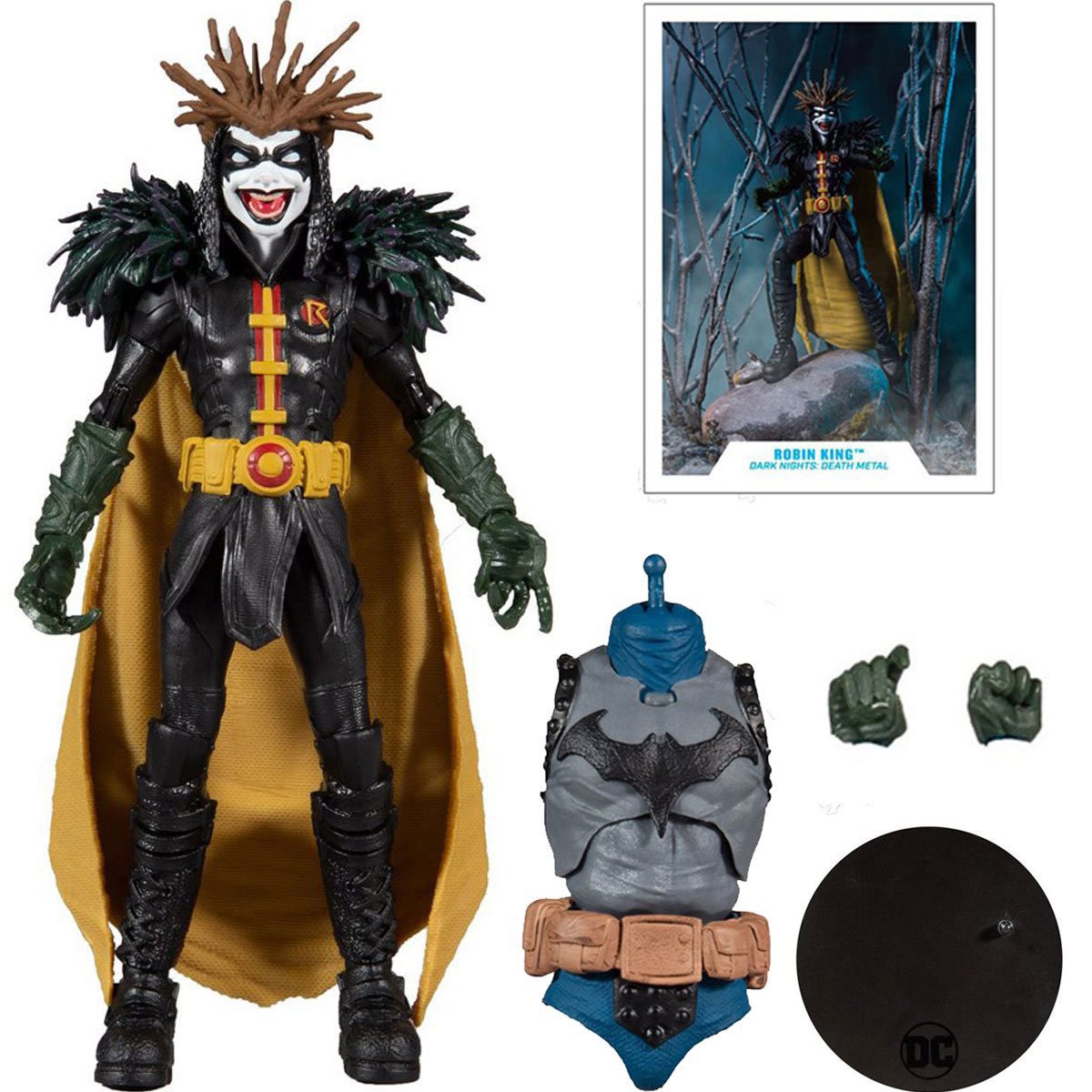 DC Build-A Wave 4 Dark Nights Death Metal Robin King Action Figure