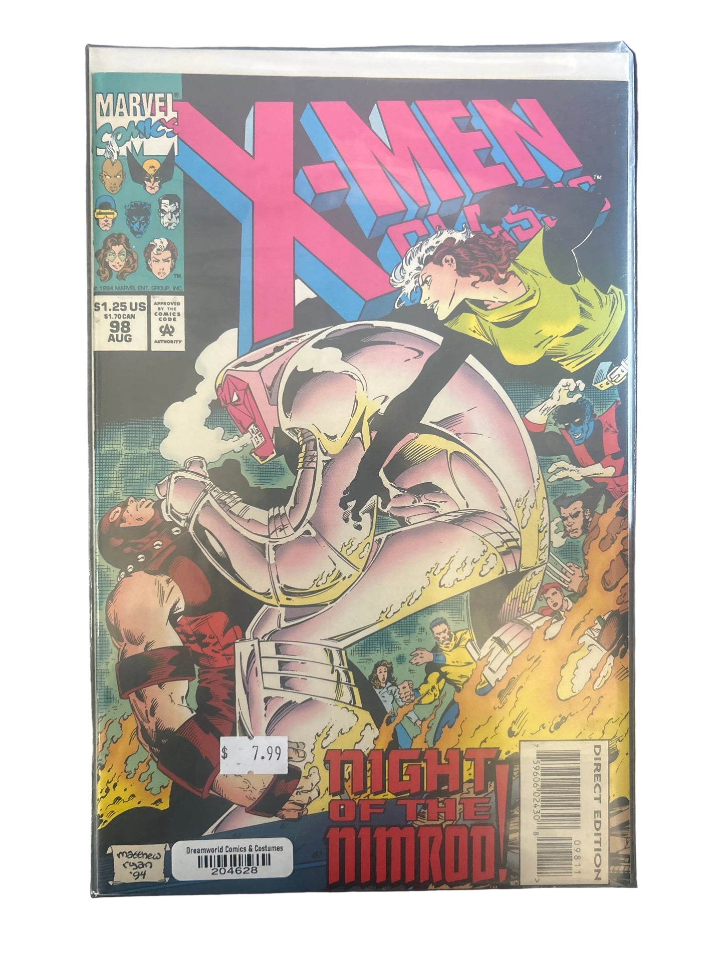 X-Men Classic #98 Night of the Nimrod (1994)