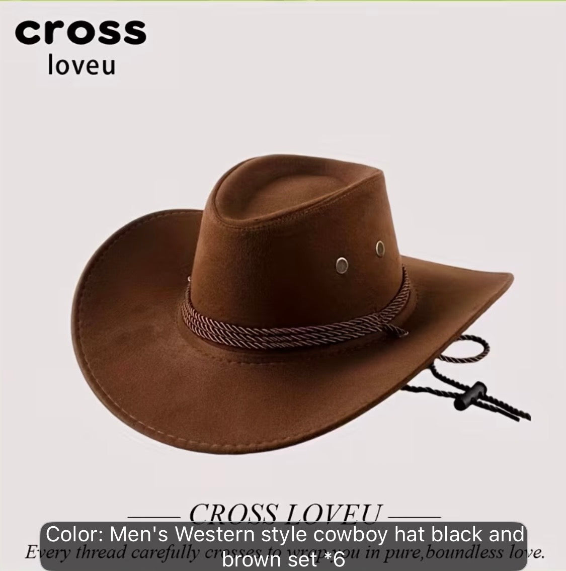 Brown Cowboy Hat (soft) (Copy)