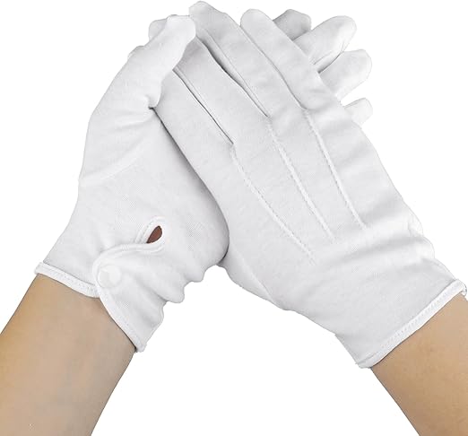Wrist Length Gloves - White - Extra Large