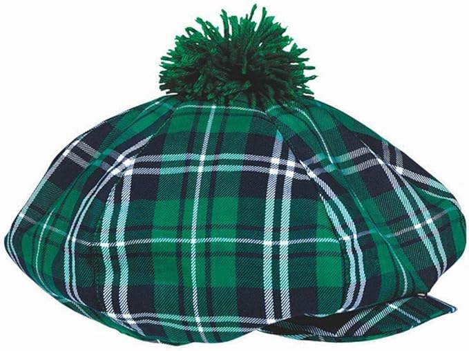 St. Patrick's Green Plaid Flap Cap