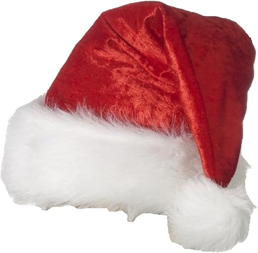 Velour Santa Hat