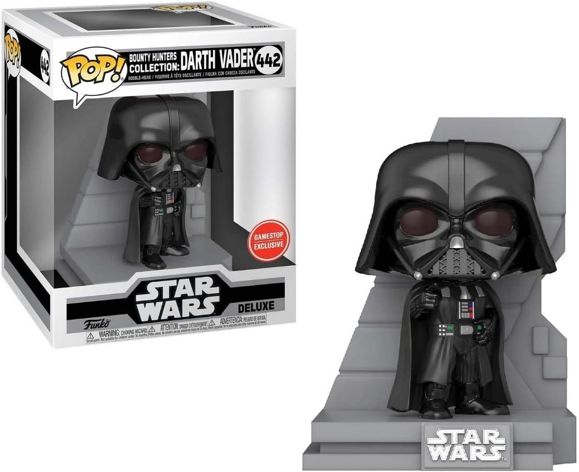 Funko Pop! Star Wars Bounty Hunters Collection: Darth Vader #442 Deluxe Bobble-Head
