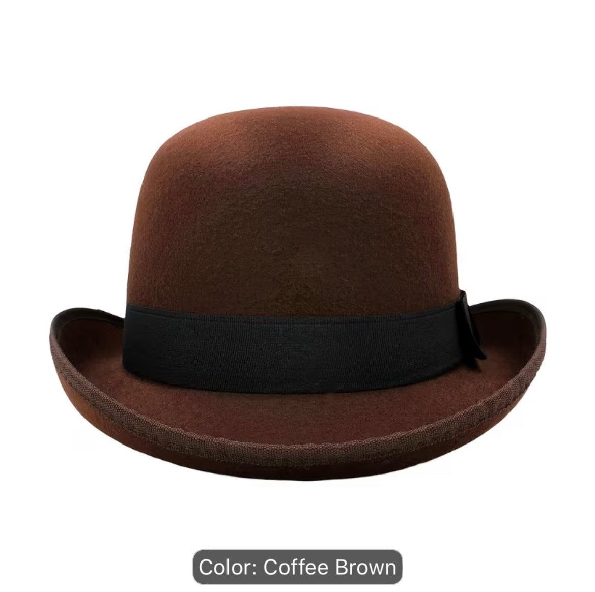 Brown Derby Bowler Hat