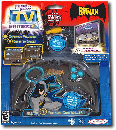 The Batman Plug and Play Video Game 2004 NIB
