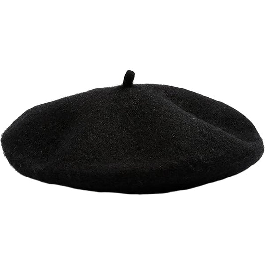 French Beret - Black