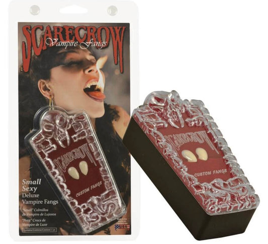 Pequeños colmillos de vampiro sexys de lujo