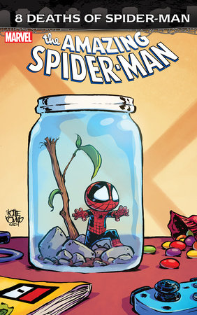 AMAZING SPIDER-MAN #65 SKOTTIE YOUNG 8 DEATHS OF SPIDER-MAN VARIANT 01/08/2025