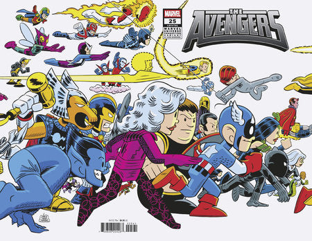 AVENGERS #25 CHRIS GIARRUSSO MARVEL UNIVERSE CONNECTING WRAP VARIANT B [DOOM]